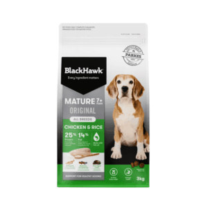 Black Hawk Mature Dog Chicken & Rice- Dated Stock