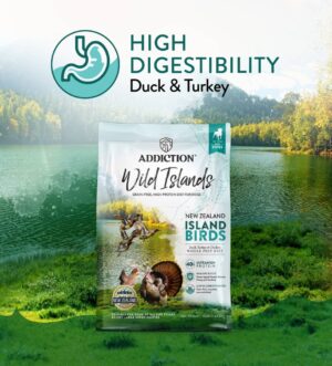 Addiction Wild Islands Ultrahigh Protein Island Birds, Duck, Turkey & Chicken Dry Dog Food