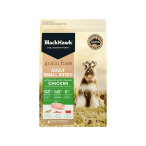 Black Hawk Adult Small Breed Grain Free Chicken -7kg Bag Only- Dated Stock