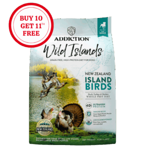 Addiction Wild Islands Ultrahigh Protein Island Birds, Duck, Turkey & Chicken Dry Dog Food