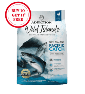 Addiction Wild Islands Ultrahigh Protein Pacific Catch Salmon, Mackerel & Hoki Dry Dog Food