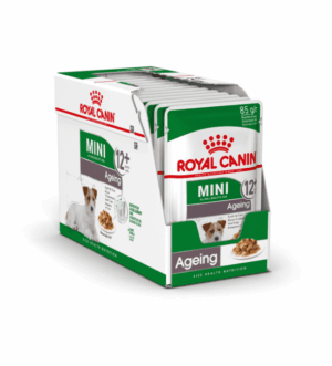 Royal-Canin-Mini-Ageing-12-Gravy-x-12.png Royal Canin Mini Ageing 12+ Gravy Wet Dog Food