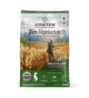 Addiction Zen Vegetarian Zen, Sensitive Care, Plant-Based Dry Dog Food