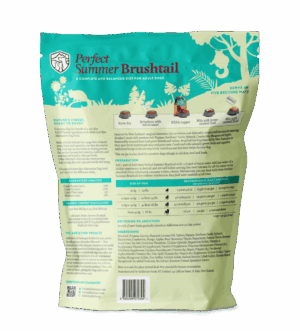 perfect-summer-brushtail-back.png Addiction Perfect Summer Brushtail, Sensitive Care, Novel Protein Raw Alternative Dog Food
