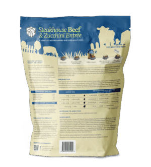 Addiction Steakhouse Beef & Zucchini Entrée, Complete & Balanced, Limited Ingredients, Raw Alternative Dog Food